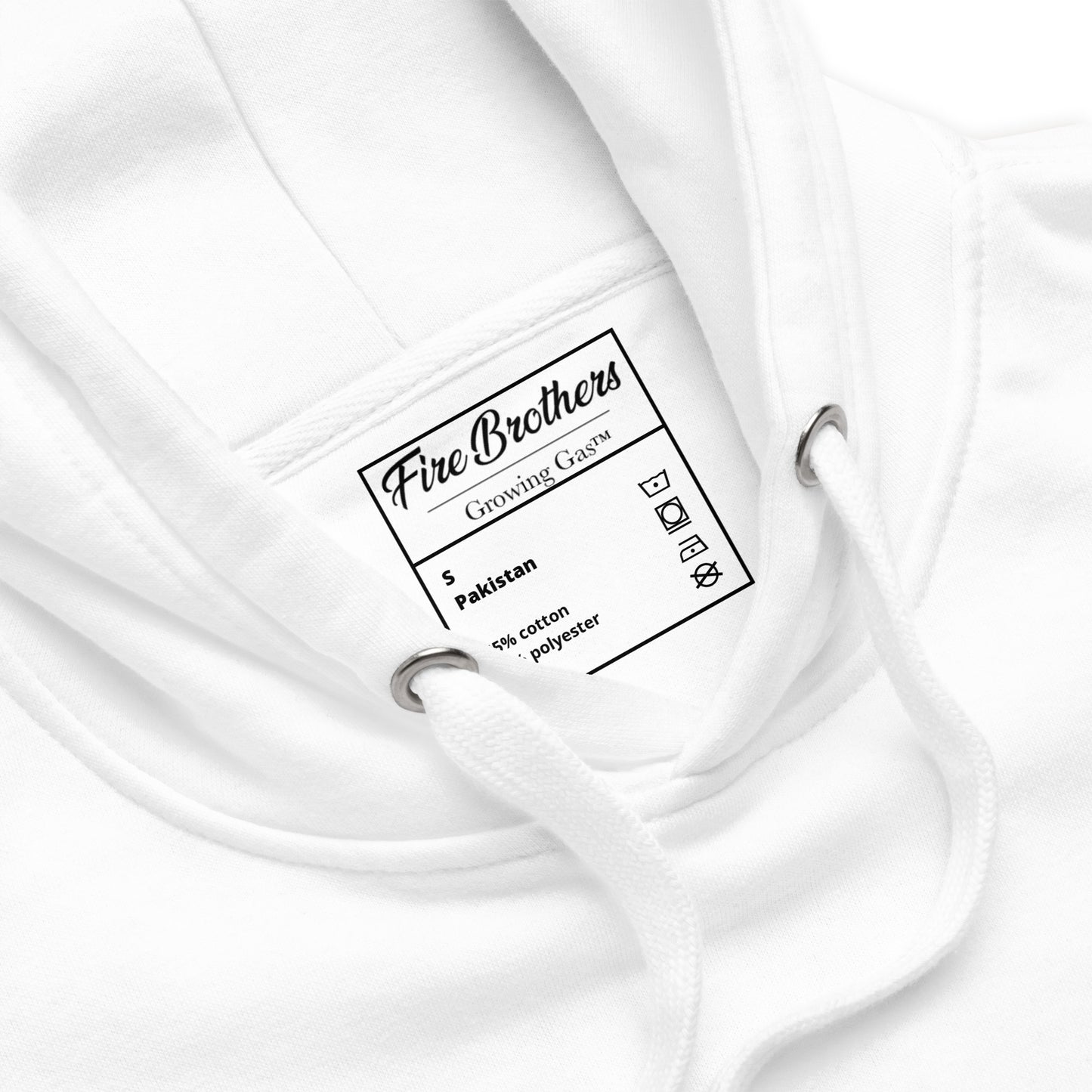 Fire Brothers Hoodie - White